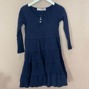 Toddler Girl’s Navy Blue Dress - 4T-5T